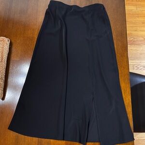Time and Tru Black A-Line Skirt